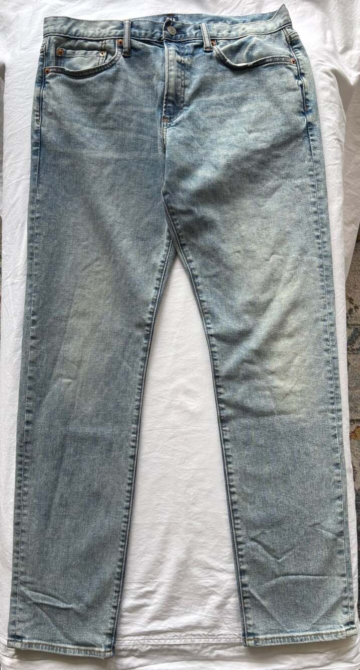 Gap Men's Slim Fit Jeans Vintage Light Wash Size 33x32